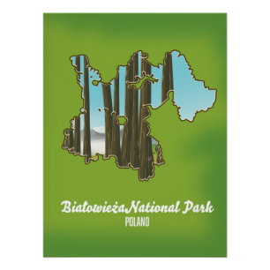 Parque nacional de Białowieża polónia impressão de