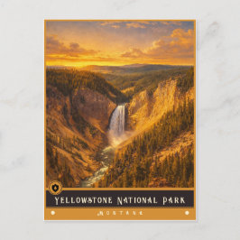 Parque Nacional de Yellowstone | Cartão Postal de