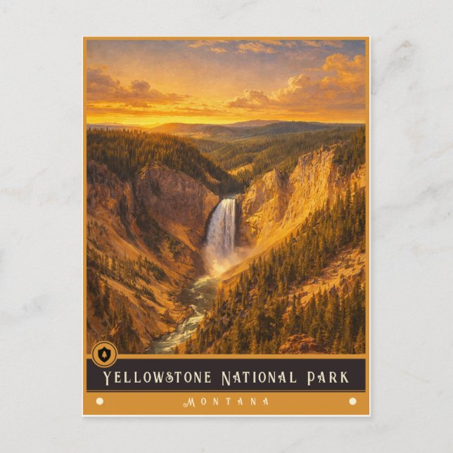 Parque Nacional de Yellowstone | Cartão Postal de  (Frente)