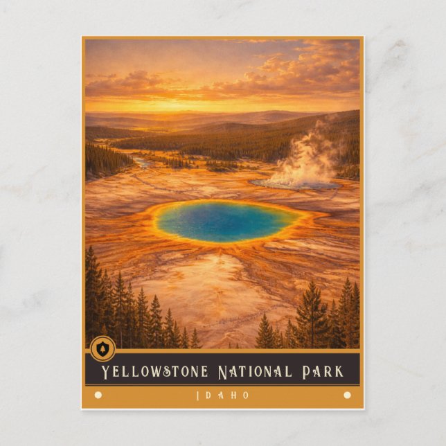 Parque Nacional de Yellowstone | Cartão Postal de  (Frente)
