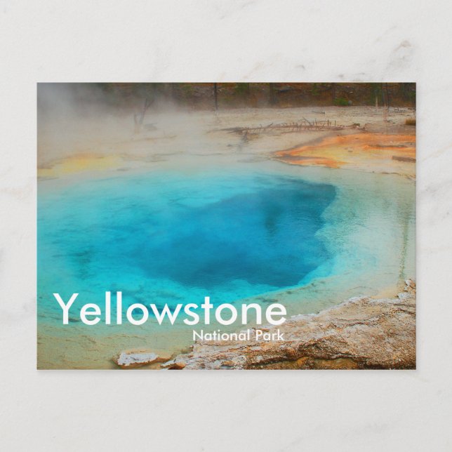 Parque Nacional de Yellowstone, Cartão Postal de P (Frente)