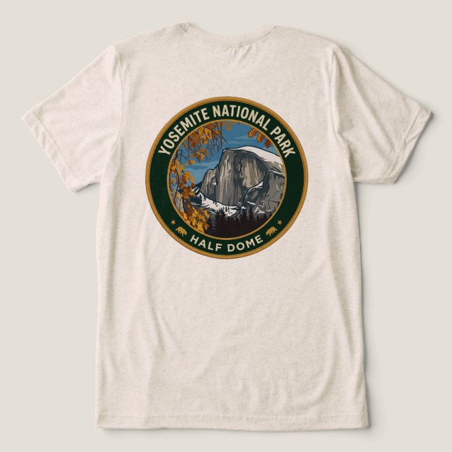 Parque Nacional de Yosemite - Half Dome  (Verso do Design )