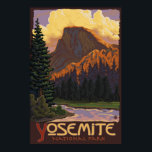 Parque Nacional de Yosemite - Meia Poster de viage<br><div class="desc">Aqui está um dos nossos Posteres de viagens de Estilo Vintage. Todos os designs são feitos por hábitos que se assemelham a posters do início da década de 1900. Esses pedaços de carregar de alto detalhe,  cor profunda e nossa atenção cuidadosa à qualidade.</div>