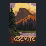Parque Nacional de Yosemite - Meia Poster de viage<br><div class="desc">Aqui está um dos nossos Posteres de viagens de Estilo Vintage. Todos os designs são feitos por hábitos que se assemelham a posters do início da década de 1900. Esses pedaços de carregar de alto detalhe, cor profunda e nossa atenção cuidadosa à qualidade.</div>