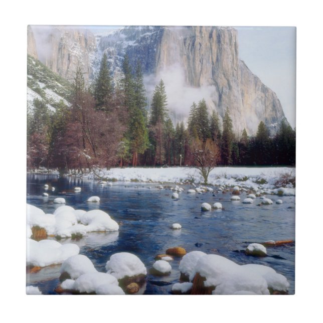 Parque Nacional de Yosemite no Inverno (Frente)