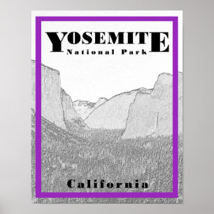 Parque Nacional de Yosemite - Poster 11 x 14