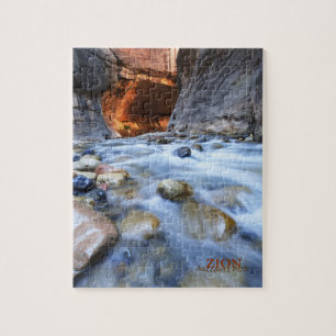 parque nacional de Zion o quebra-cabeça de estrei