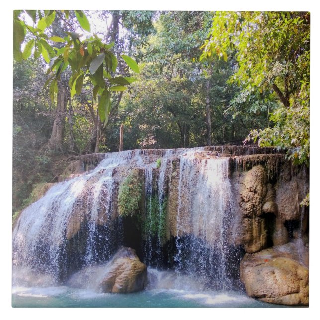 Parque Nacional Erawan, Tailândia, (Frente)