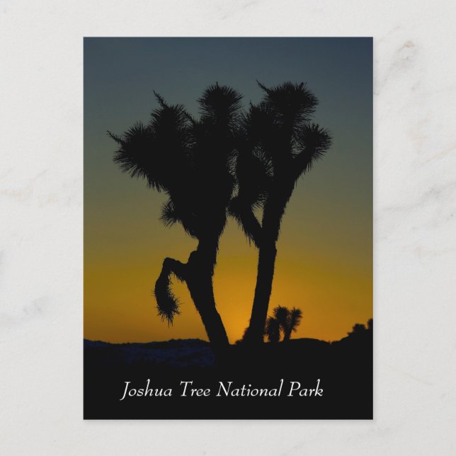 Parque Nacional Joshua Tree, Cartões postais da Ca (Frente)