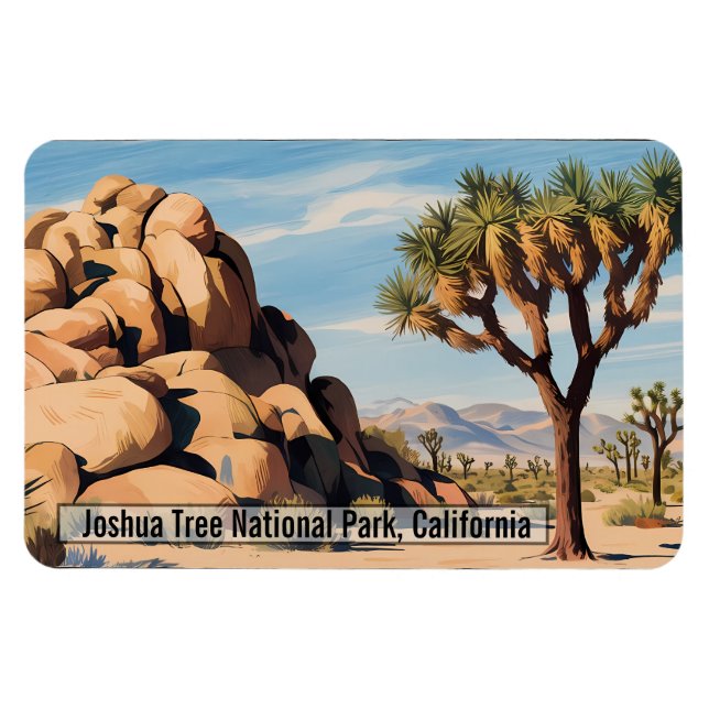 Parque Nacional Joshua Tree - Ímã (Horizontal)