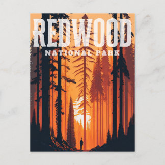 Parque Nacional Redwood, cartão postal CA