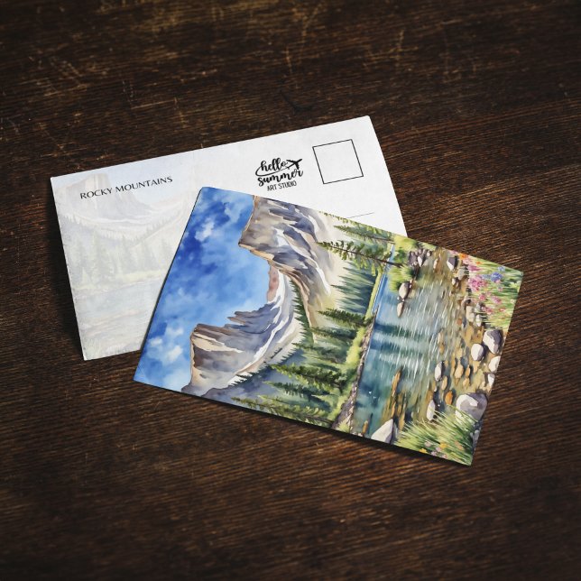 Parque Nacional Rocky Mountain — Cartão postal do  (Criador carregado)