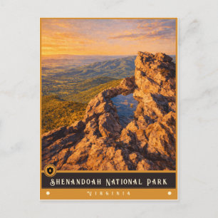 Parque Nacional Shenandoah Cartão Postal Antigo