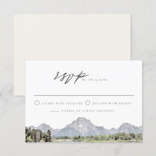 PARQUE NACIONAL TETON Cartão de Resposta para Dest