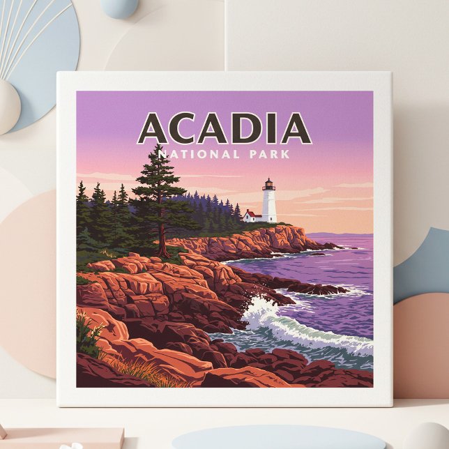 Parque Nacional Vintage Acadia (Criador carregado)