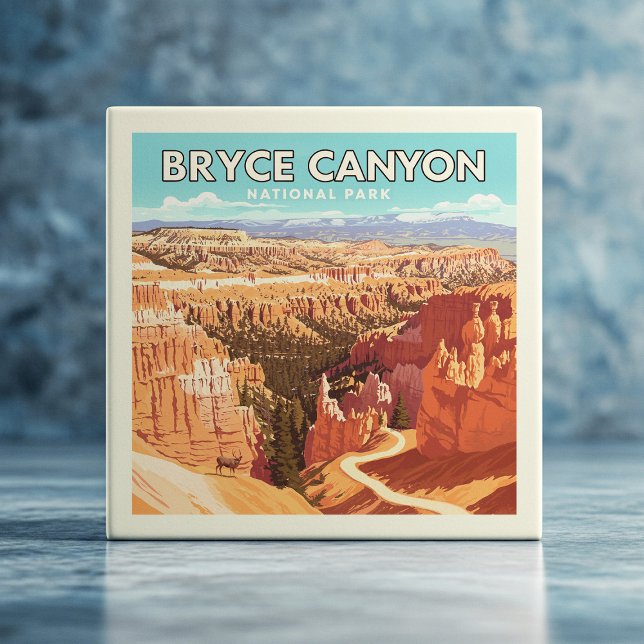 Parque Nacional Vintage Bryce Canyon (Criador carregado)