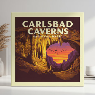 Parque Nacional Vintage Carlsbad Caverns