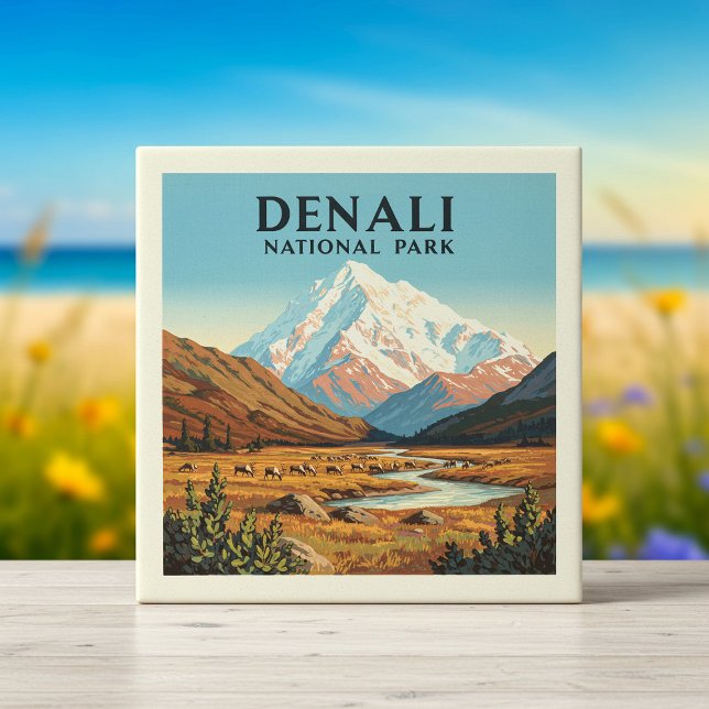 Parque Nacional Vintage Denali (Criador carregado)