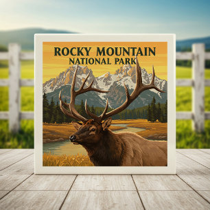 Parque Nacional Vintage Rocky Mountain