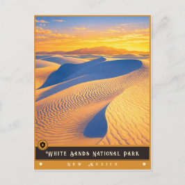 Parque Nacional White Sands | Cartão Postal Antigo