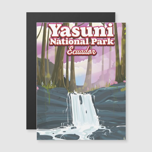 Parque Nacional Yasuni Equador (Frente/Verso)