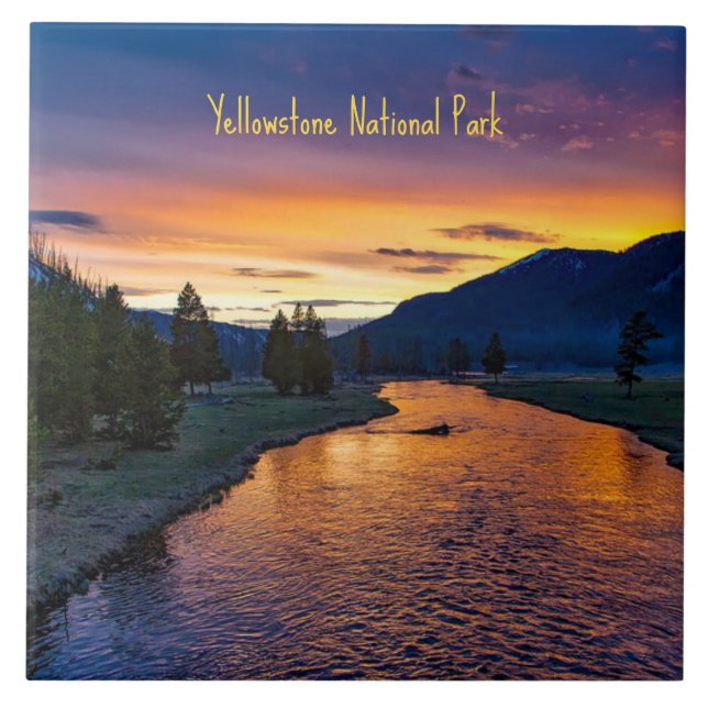 Parque Nacional Yellowstone no Sunset  (Frente)