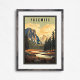 Parque Nacional Yosemite Poster de viagens 13x19 (Yosemite National Park Travel Poster)