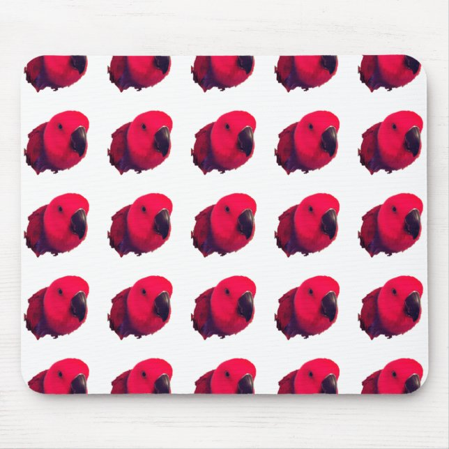 PARROGAS VERMELHAS MOUSEPAD (Frente)