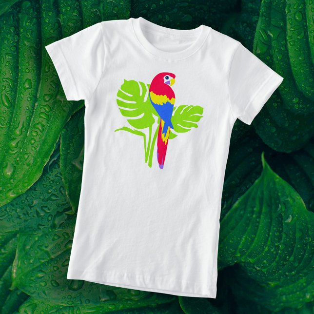 Parrot Macaw — camiseta gráfica simples (Criador carregado)