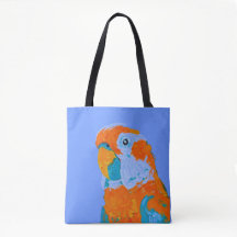 Parrot Tote Bag Feliz