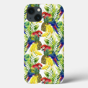 Parrots And Tropical Fruit