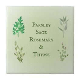 Parsley Sage Rosemary Thyme Herbal Cerâmica