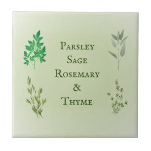 Parsley Sage Rosemary Thyme Herbal Cerâmica