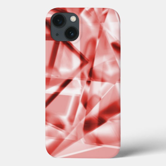 Parte de pedaços quadrados de acrílico, salmão a v (Verso)