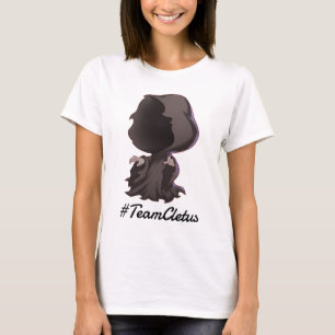 Parte dianteira de camisa de Chibi do #TeamCletus