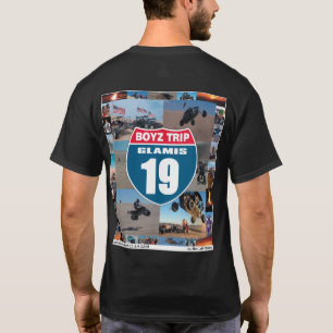 Parte dianteira e parte traseira de camisa do