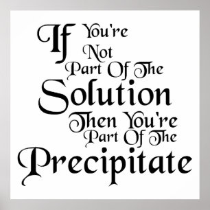 Parte do Precipitado Poster