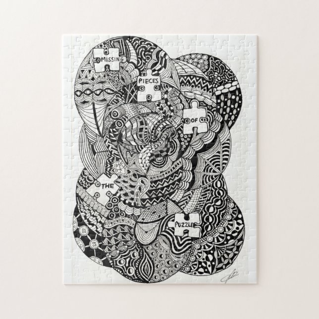 Parte faltante do quebra-cabeça (Vertical)