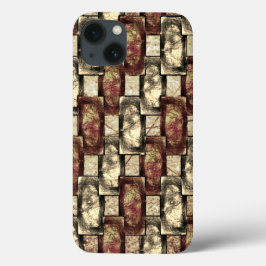 Partes retangulares, esmeriladas e ouros