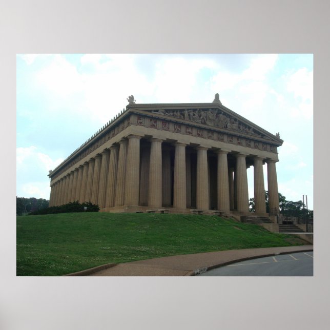 Parthenon Nashville TN Centennial Park Poster (Frente)