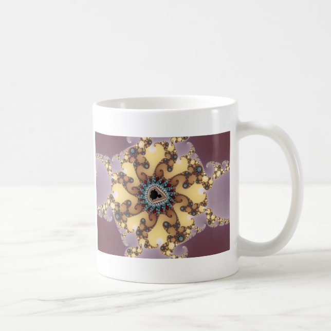 Partícula Atômica - Caneca Fractal (Direita)