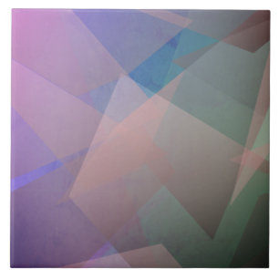 Partículas voadoras de abstrato Formas geométric