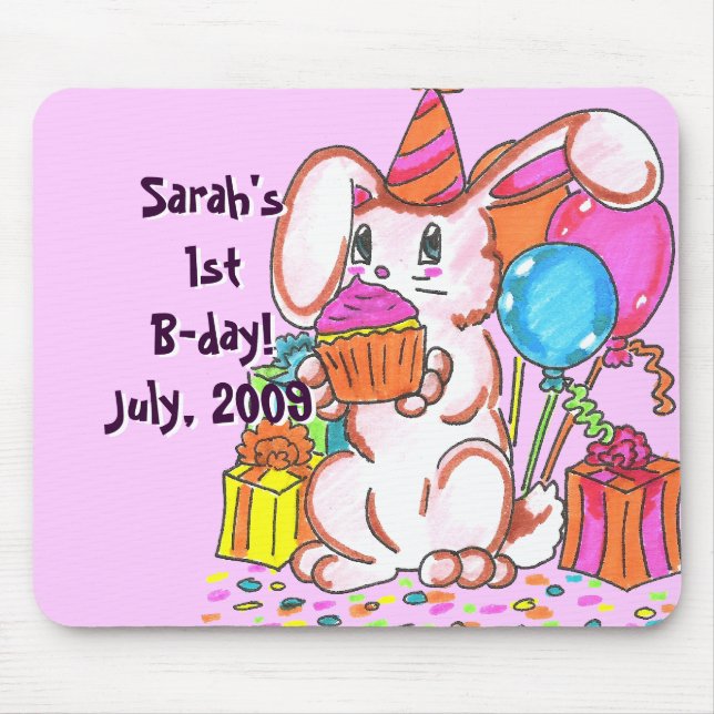 Partido Bunny Mousepad (Frente)
