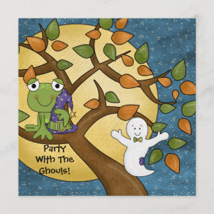 Partido com o convite do Dia das Bruxas dos Ghouls