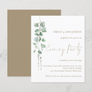 Partido da Noite de Casamento Eucalyptus no Orçame