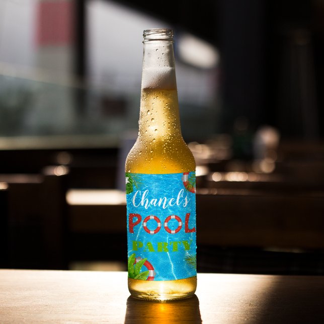 Partido da Piscina Tropical | Aniversário de Verão (Criador carregado)