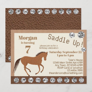 Partido de aniversário de criança de couro do