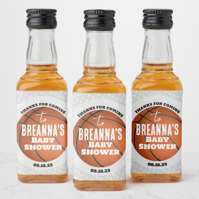 Partido de Chá de fraldas de Basquete (Garrafas)