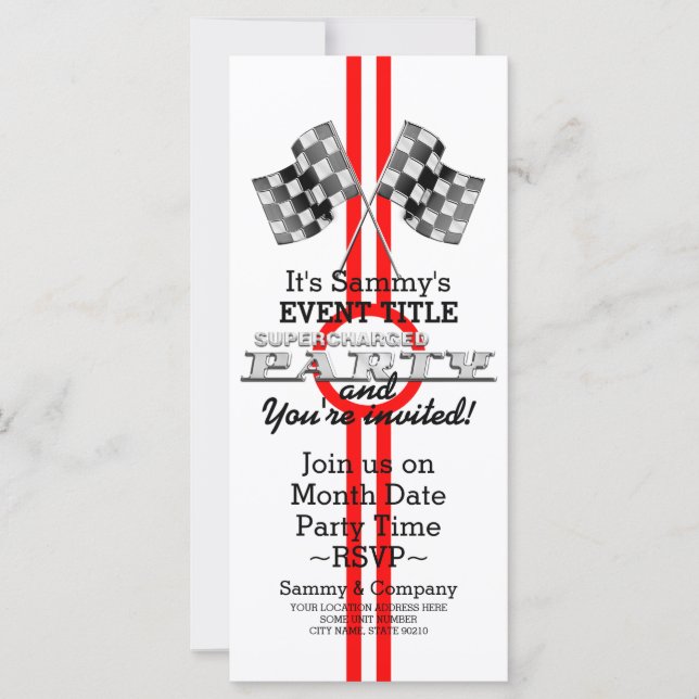 Partido de Desempenho Supercarregado Personalizado (Frente)