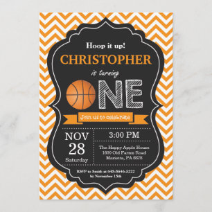 Partido de primeiro aniversario do convite do